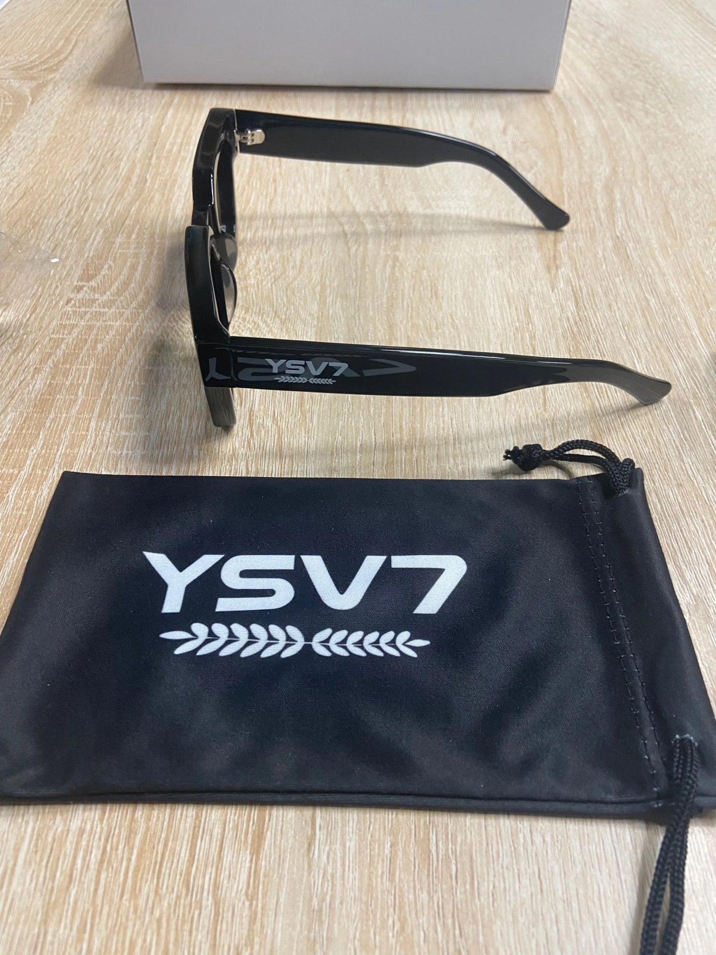 SUNGLASSES BLUE TINTED LENSES YSV7 LOGO