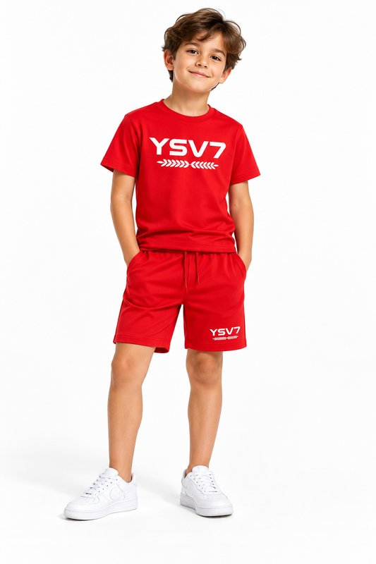 KIDS COLLECTION RED T SHIRT SET
