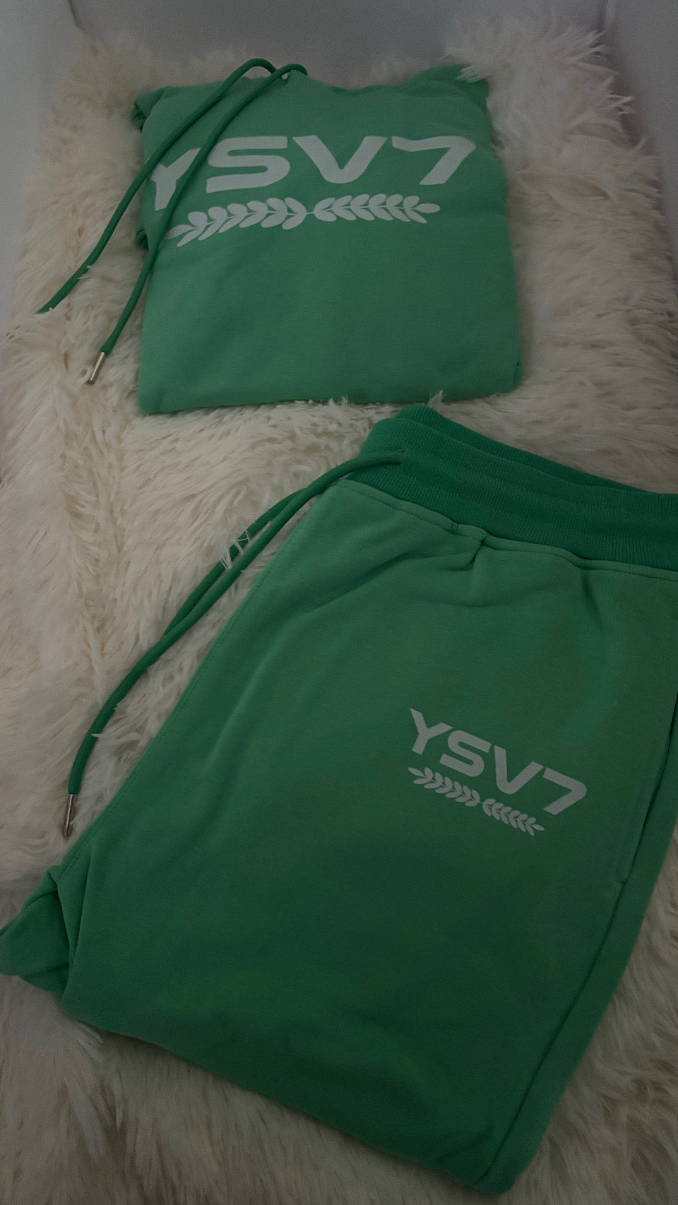 UNISEX PEPPERMINT GREEN WARM HOODED TRACKSUIT