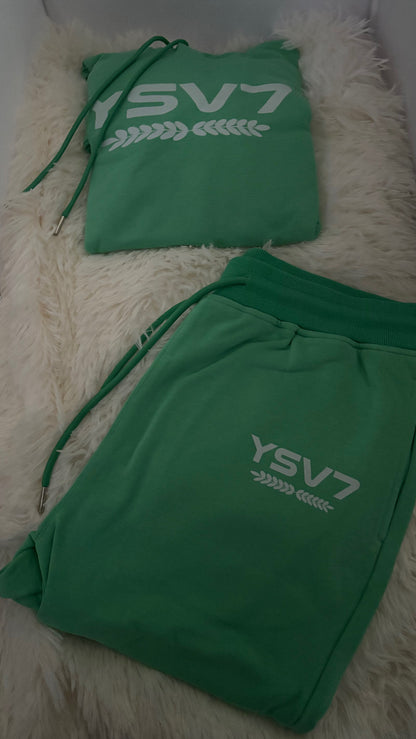 UNISEX PEPPERMINT GREEN WARM HOODED TRACKSUIT