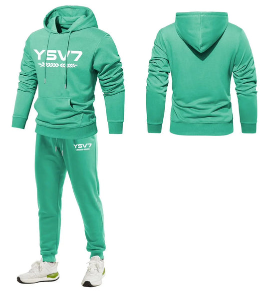 UNISEX PEPPERMINT GREEN WARM HOODED TRACKSUIT