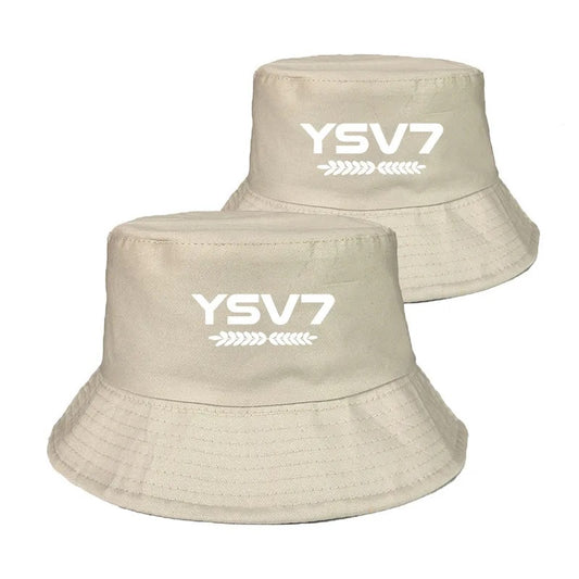 UNISEX BEIGE BUCKET HAT WHITE LOGO